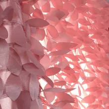 Розовая Рождественская декоративная ткань для скатерти, новогодняя занавеска ткань с листьями, свадебное лоскутное шитье Diy кружево, 1 ярд 90x130 см