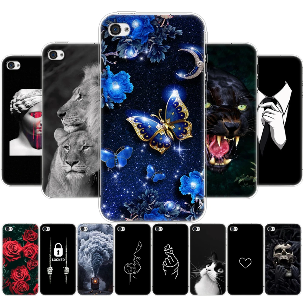 Funda para Iphone 5s 5 S Se 4 4s, carcasa de TPU para iPhone se 2020 6 s 6 S Plus, carcasa protectora completa|Fundas para teléfono| - AliExpress