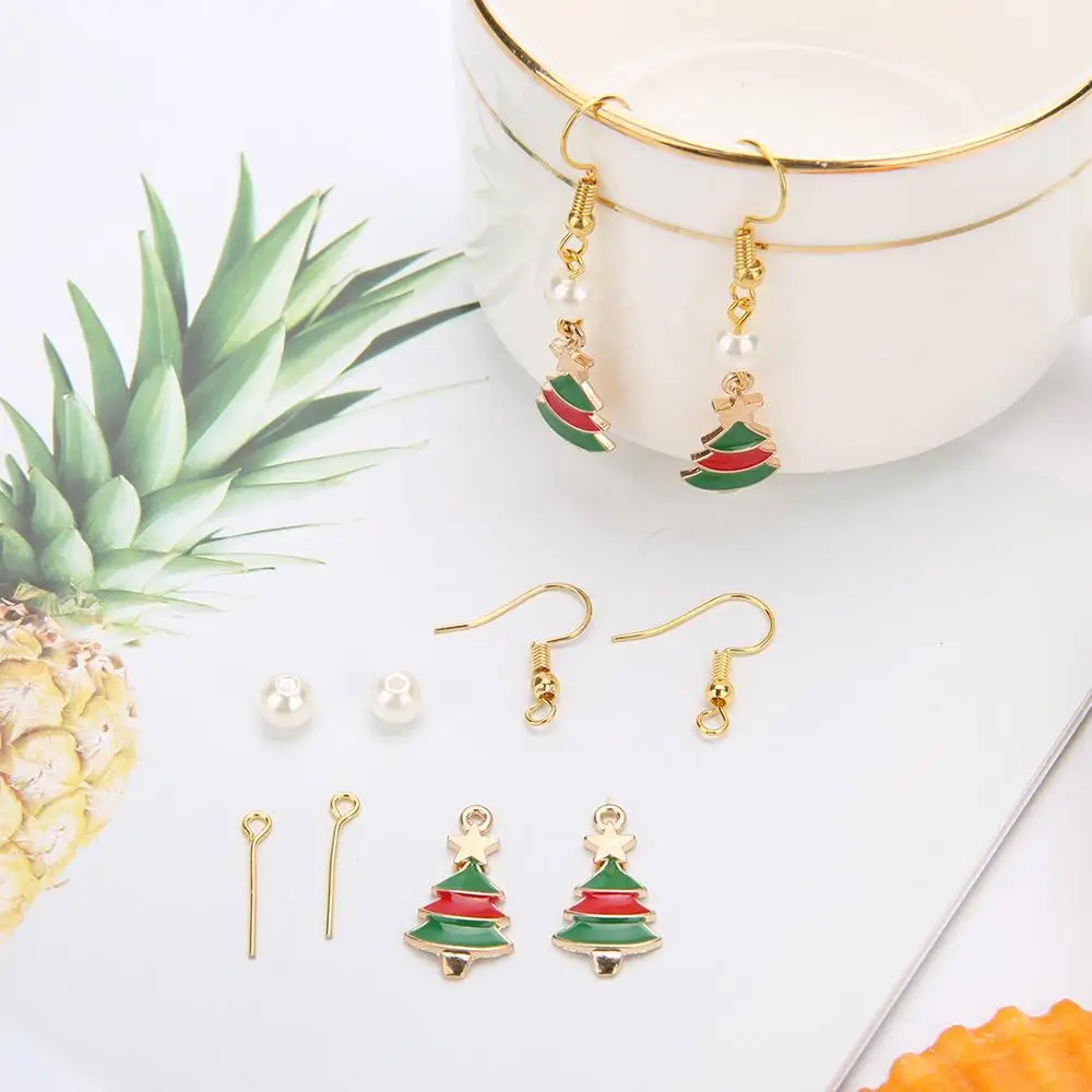 Полный комплект новые рождественские серьги подвески Ювелирная упаковка сделай