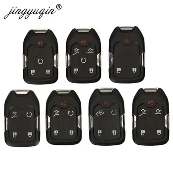 Keyforkess Smart Fob Shell senza chiave per Chevrolet Tahoe Silverado Tahoe peribano GMC Sierra Acadia terreno YUKON portachiavi remoto