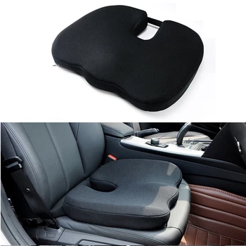 

NEW-Memory Foam Chair Cushion Adjustable Breathable Seat Cushion Thicken Coccyx Chair Pad for Car Seat Office Chair Soft