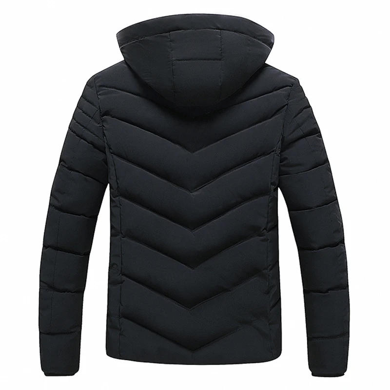 Men Winter Windproof Warm Thick Parkas Fashion Hooded Coat Men Autumn Brand Outwear Classic Casual Parkas Jackets