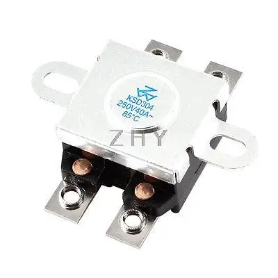 

KSD304 4 Terminal 85C Temperature Control Switch Thermostat AC 250V 40A