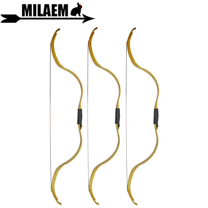 

20lbs Archery Traditional Recurve Bow Removable Wooden Riser Traditional Longbow Hunting shooting Bow And Arrow Accessories