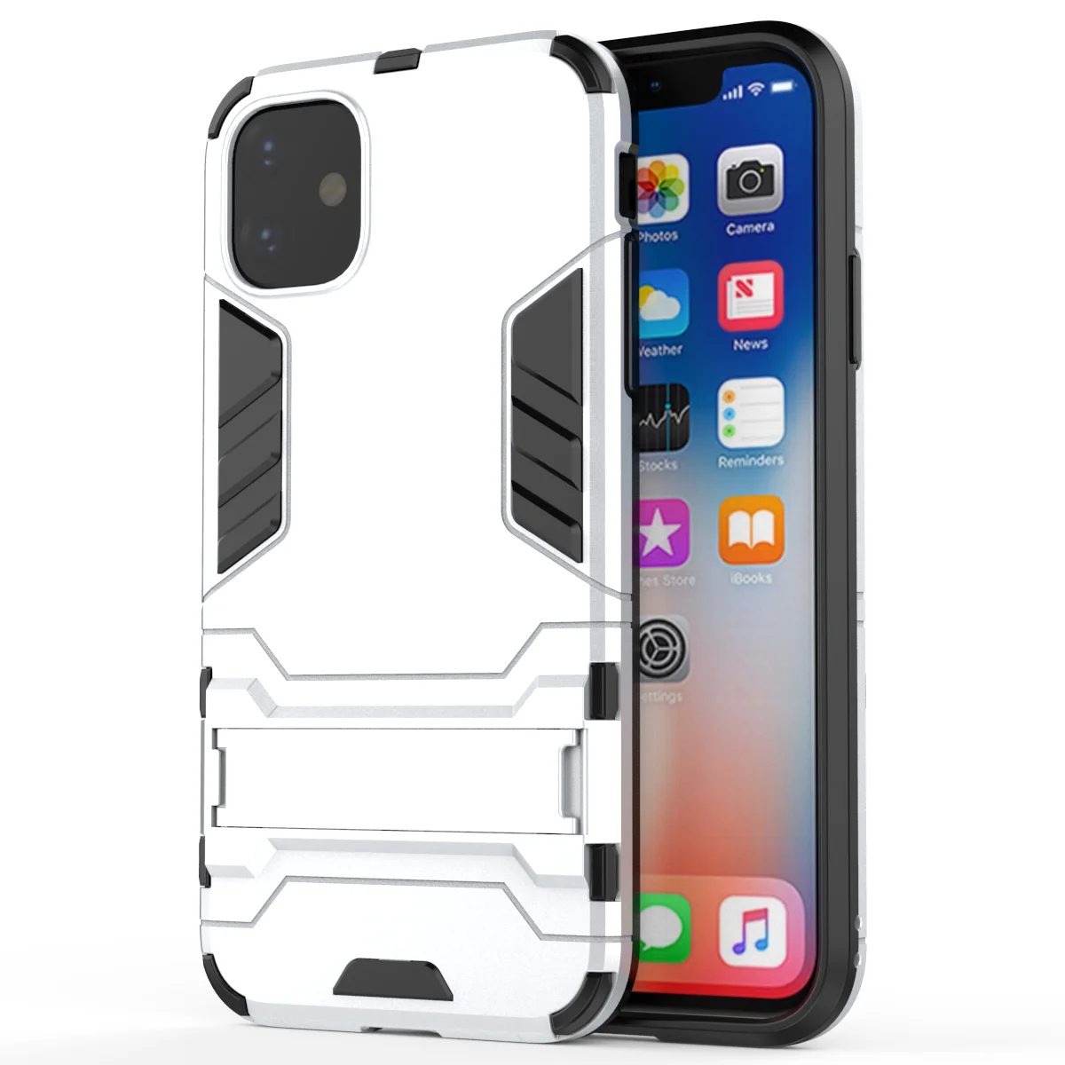 Серебристый Для iPhone 11 Pro защитный чехол для мобильного телефона с защитой от падения для iPhone11/pro max - Цвет: Серебристый