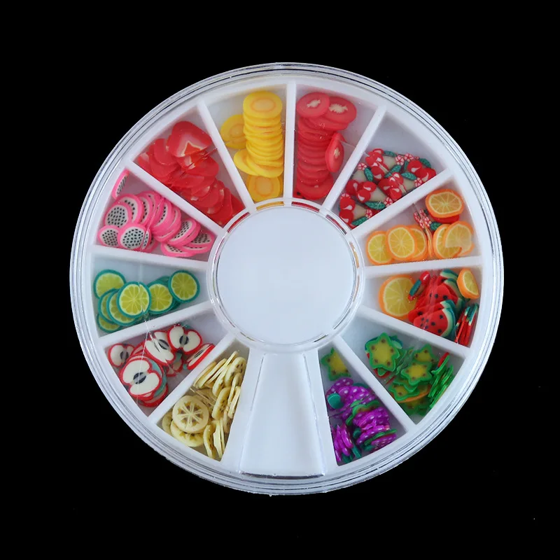 1Pcs DIY Kawaii Fruit False Nail Tips Nature Fan Finger Full Card Art Display Practice Acrylic UV Gel Polish Tool Manicure | Красота и