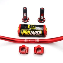 1 1/" толстый руль 28 мм руль+ ручки+ зажимы для штанги+ барная накладка Мотоцикл MX Мотокросс питбайк для KTM EXC CRF YZF250 KLX RMZ