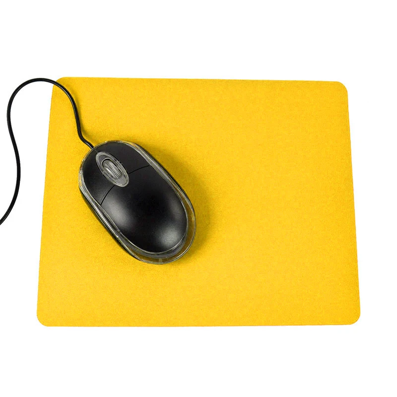 Защитный коврик для мыши профессиональный оптический тонкий Противоскользящий коврик для мыши подставка под руку универсальная новейшая - Цвет: Yellow