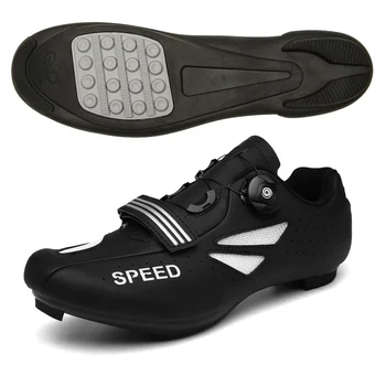 

Cheap Cycling Shoes Men Women Lightweight Sport Shoes for Bicycle Riding Training Road Biking Sneaker Couples MTB Cycle Training
