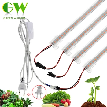 

LED Grow Light 220V 110V Full Spectrum LED Lamp for Plants High Luminous Efficiency Phytolamp for Seedlings Greenhouse Grow Tent