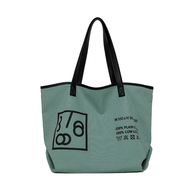 

High Capacity Canvas Shoulder Bags For Women 2019 Female Totes Lady Luxury Designer Women'Bags Quality Handbags Teens Hand Bag