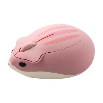 

Accessories Computer Home Battery Powered Mini Portable 2.4GHz Cute 1200DPI Desktop PC Wireless Mouse For Laptop Cartoon Hamster