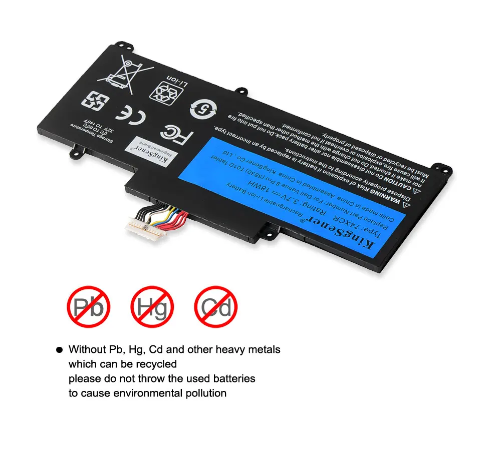 Pro, 74XCR, 074XCR, 5830, T01D, VXGP6, X1M2Y, Tablet Series, 3.7V, 18WH