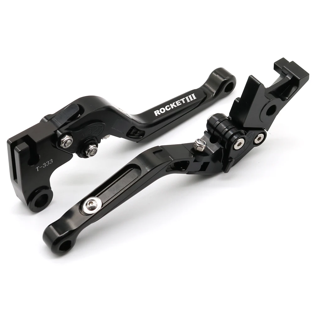 Ручки тормоза и сцепления, обработанные на станке с ЧПУ для Triumph ROCKET III 2004-2007 классический 2007-2010 ROADSTER 2010-2013 Складная Выдвижная регулируемая