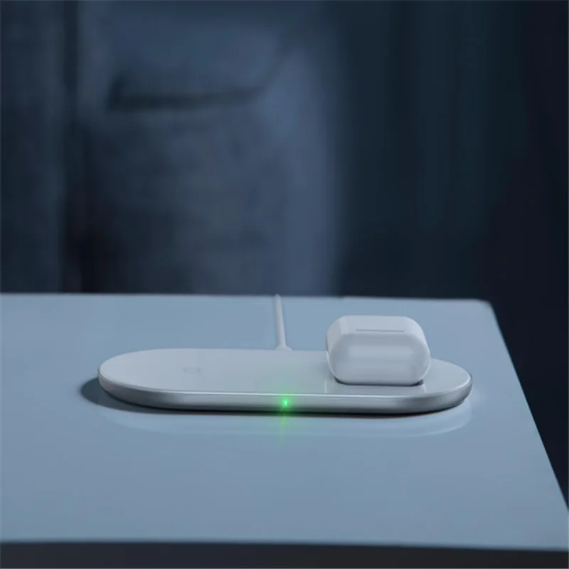Xiaomi Baseus 2-в-1 беспроводной зарядное устройство 15 Вт двойной устройства с зарядным устройством быстрой зарядки интеллигентая(ый) защиты