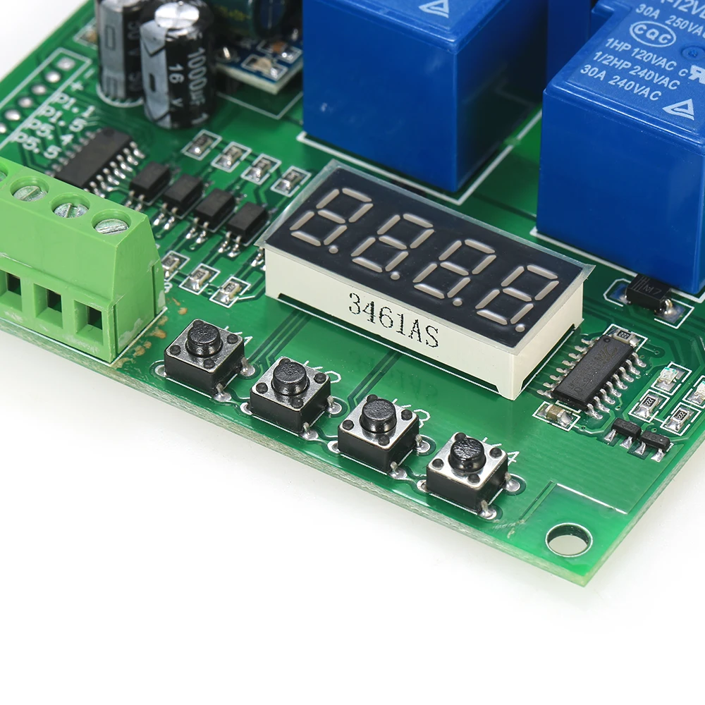 220V 2-канальный драйвер двигателей щит 30A светодиодный релейный модуль для Arduino Raspberry Pi
