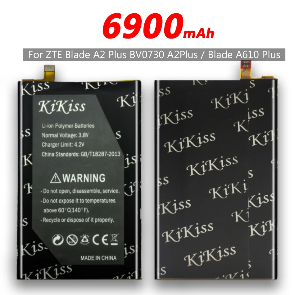Аккумулятор для ZTE Blade A2 Plus BV0730 A2Plus / A610 LI3949T44P8H945754 6900 мАч|Аккумуляторы мобильных