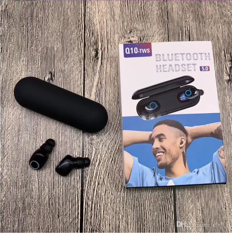 

Q10 Bluetooth 5.0 headset TWS S Wireless Earbus HIFI Sound Sport Earphones vs i9s i12 i60 i80 i100 for iphone samsung