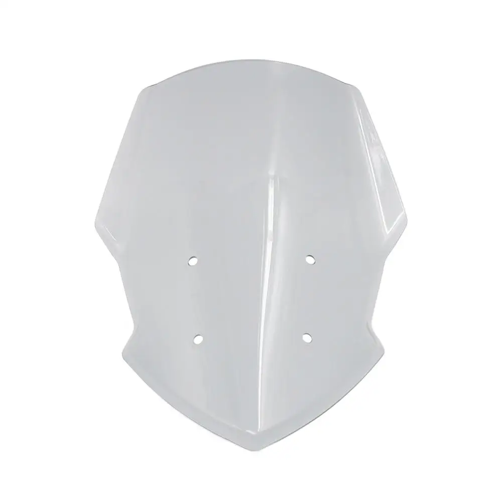Для Yamaha FZ07 MT07 MT 07 19 Double Bubble мотоцикл ветровое стекло крышка ветрозащитная дефлектор с кронштейном - Цвет: Прозрачный