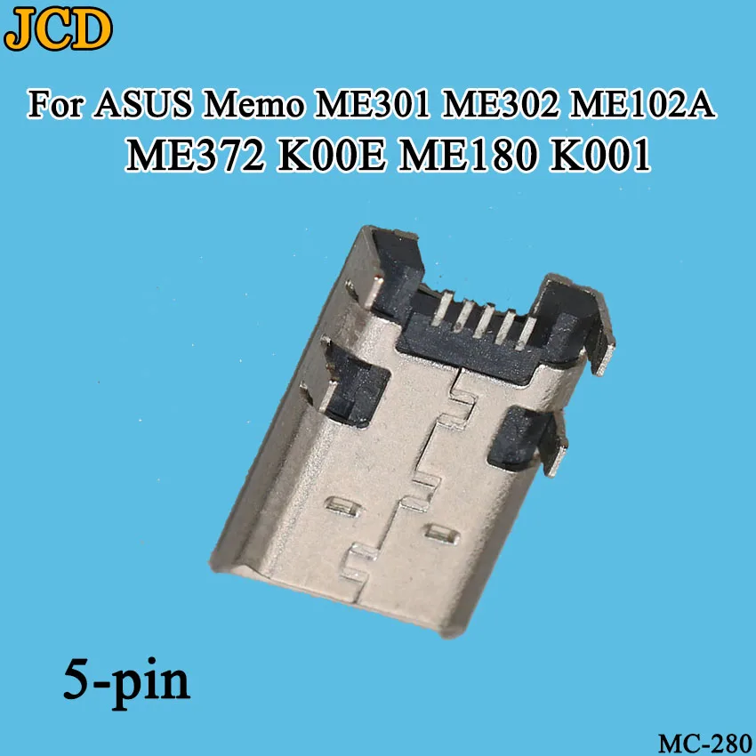 JCD 2 шт. для ASUS Memo ME301 ME302 ME102A ME372 K00E ME180 K001 Micro USB порт зарядки док-разъем для зарядки