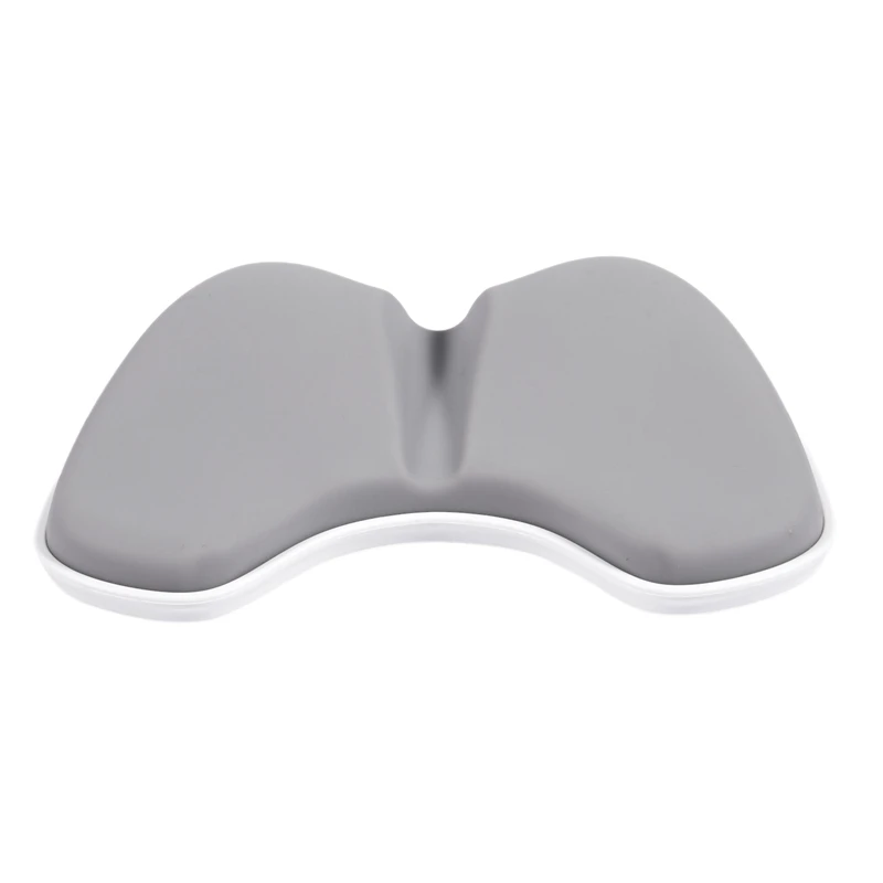 Gaming Mouse Pad Gel Silicone Wrist Rest Support Ergonomic Office Healthy Mousepad Comfort 3D Wrist Mat for Keyboard Compute - Цвет: silver grey