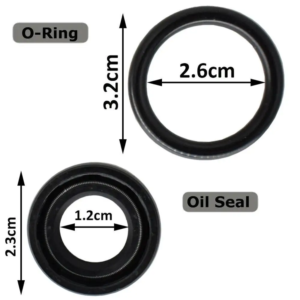 O Ring Seal Set 2pcs/set Distributor Oil Seal O-ring Bh3888e 30110-pa1-732 Oil Sealers Compatible For Honda Civic Acura Replace