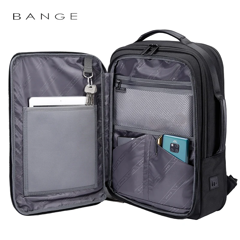 Большой Вместительный мужской рюкзак 15,6 дюймов для ноутбука, расширяемая дорожная сумка, мужской водонепроницаемый бизнес рюкзак с защитой от кражи для мужчин