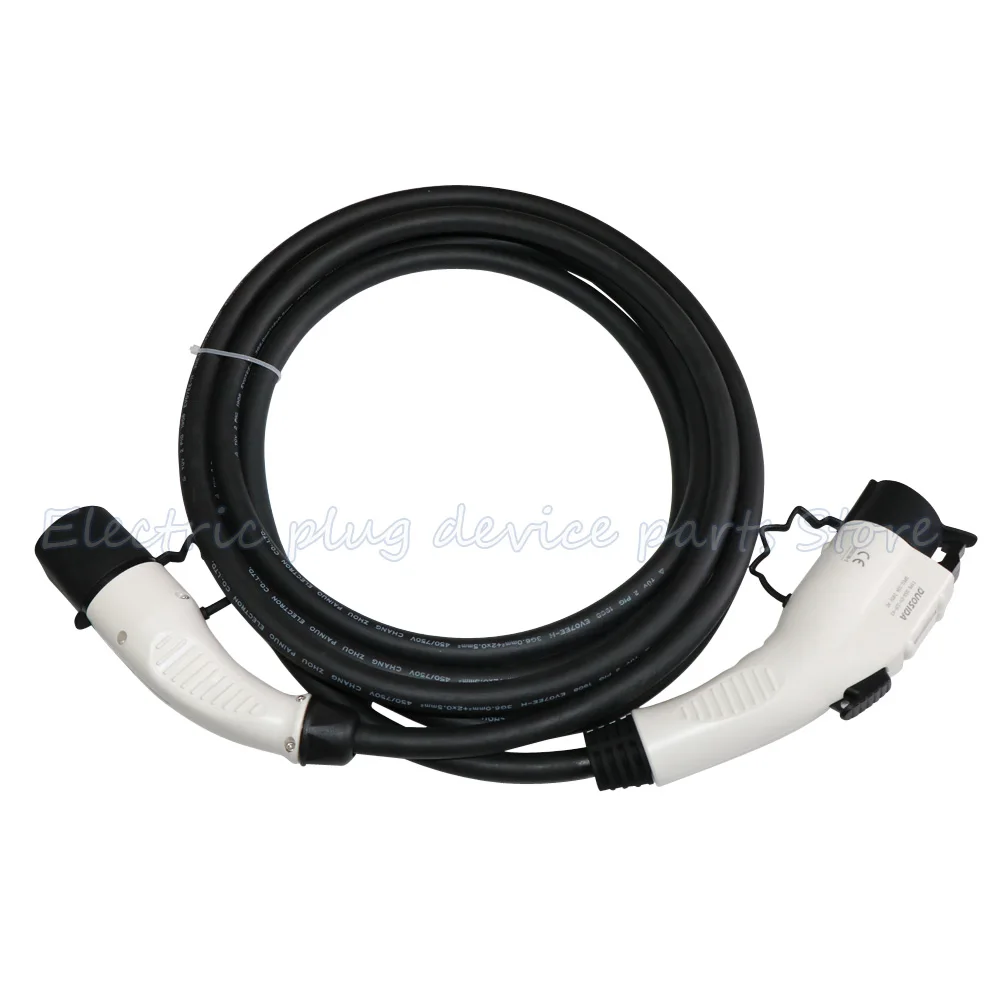  32A EV Charging Cable for Electric Vehicle Type 1 to Type 2 SAE J1772 to IEC 62196-2 5M Charging St