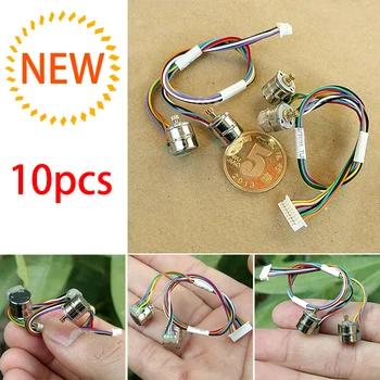 

10cs 2-Phase 4-Wire Mini 8mm Stepper Motor Micro Stepping Motor Copper Gear Stepper Motor Accessories 5V Electrical Equipment
