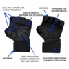 Sports Cross Training Gloves Wrist Support Weightlifting & Fitness-Silicone No Calluses-Suits Men & Women-Weight Lifting Gloves 3