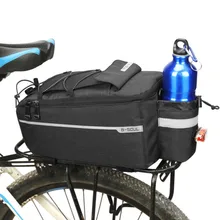 Многофункциональное заднее сиденье для велосипеда Сумка водонепроницаемая сумка багажника Сумка задняя велосипедная корзина полиэстер задний фонарь монтажный дизайн