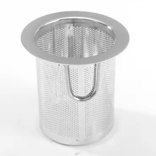 Серебряная легко моющаяся домашняя нержавеющая сталь складная ручка Сетка Прочная практическая многоразовая Кухня инструмент ситечко для чая