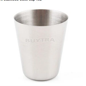 

1PC Polished Mini Stainless Steel Wine Drinking Shot Glasses Barware Cup 35ml