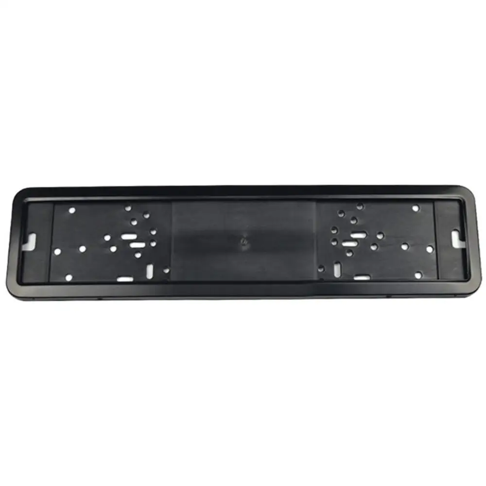 

European Standard Stainless Steel Can Be Sprayed Black License Plate Frame Iron License Plate Frame Metal License Plate Frame