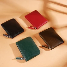 

Litchi Pattern Coin Purse PU Leather Women Short Zipper Student Cute Mini Money Bag Small Wallet Credit Card Holder Cash Pouch