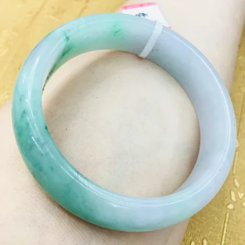 

Natural JADESt Bracelet Beautiful Light Color Floating Green Princess Bracelet Send Girlfriend a Gift for Mom