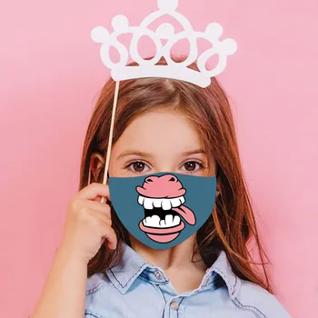 

Children Cartoon Mask Washable Anti-smog And Dust-proof Kids Mask Anti-pollution And Adjustable Length Masque Enfant Lavable