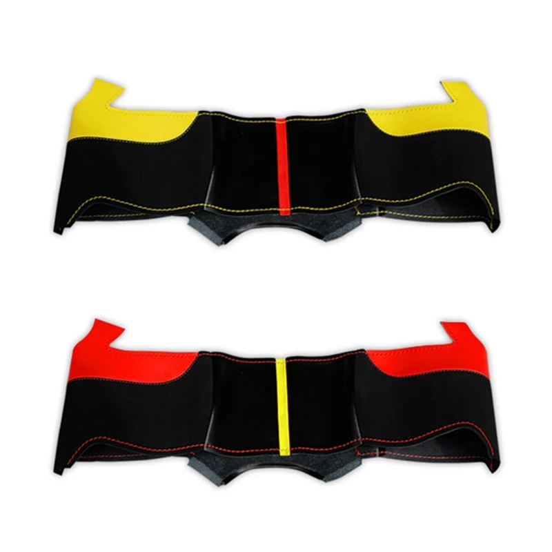 DIY Motion paragraph Genuine leather Hand-Stitched Car steering wheel cover For Chevrolet camaro- Car accessories