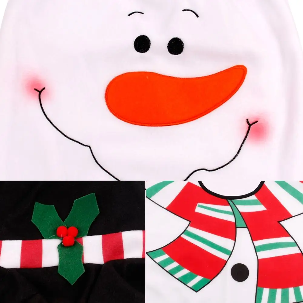 QIFU Santa Claus Toilet Seat Merry Christmas Decorations for Home Noel Navidad 2019 Happy New Year 2020 Cristmas Decor Xmas Deco