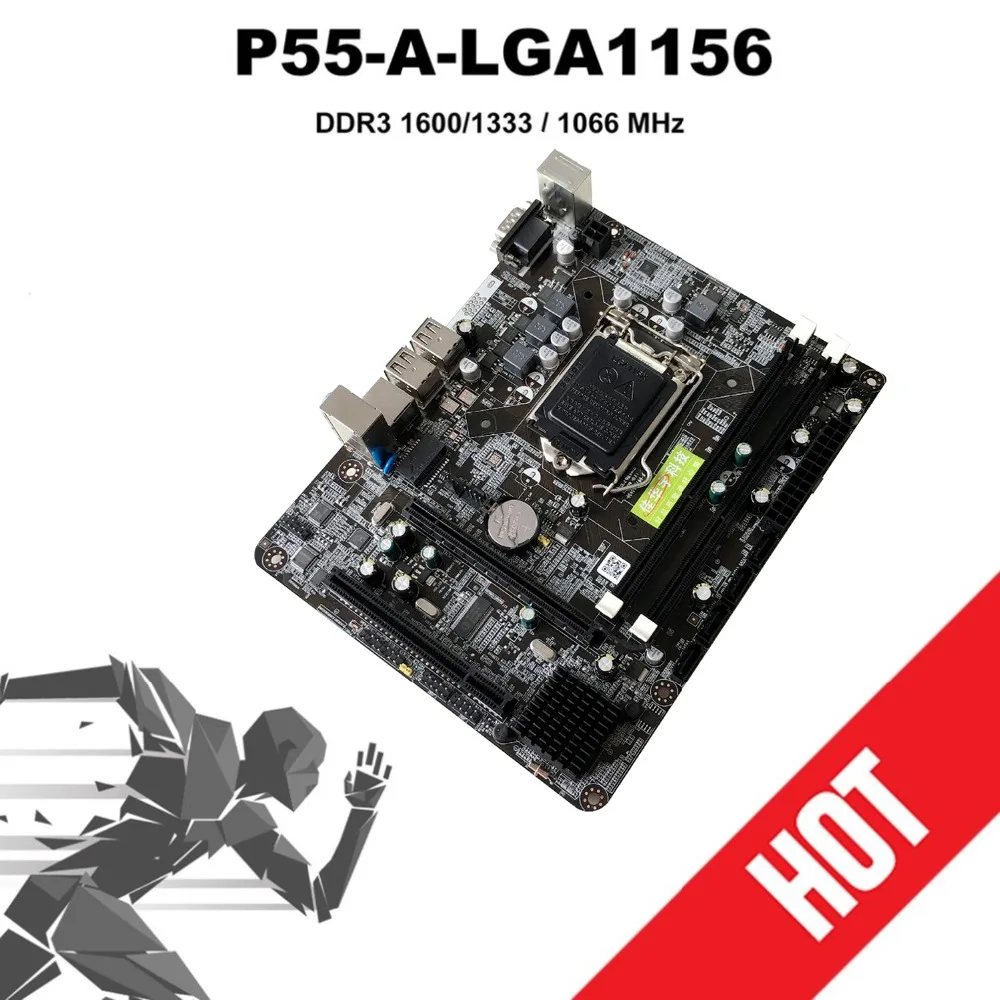 

2020 Intel P55 6 Channel Mainboard DDR3 Motherboard High Performance Desktop Computer Main board CPU Interface LGA 1156
