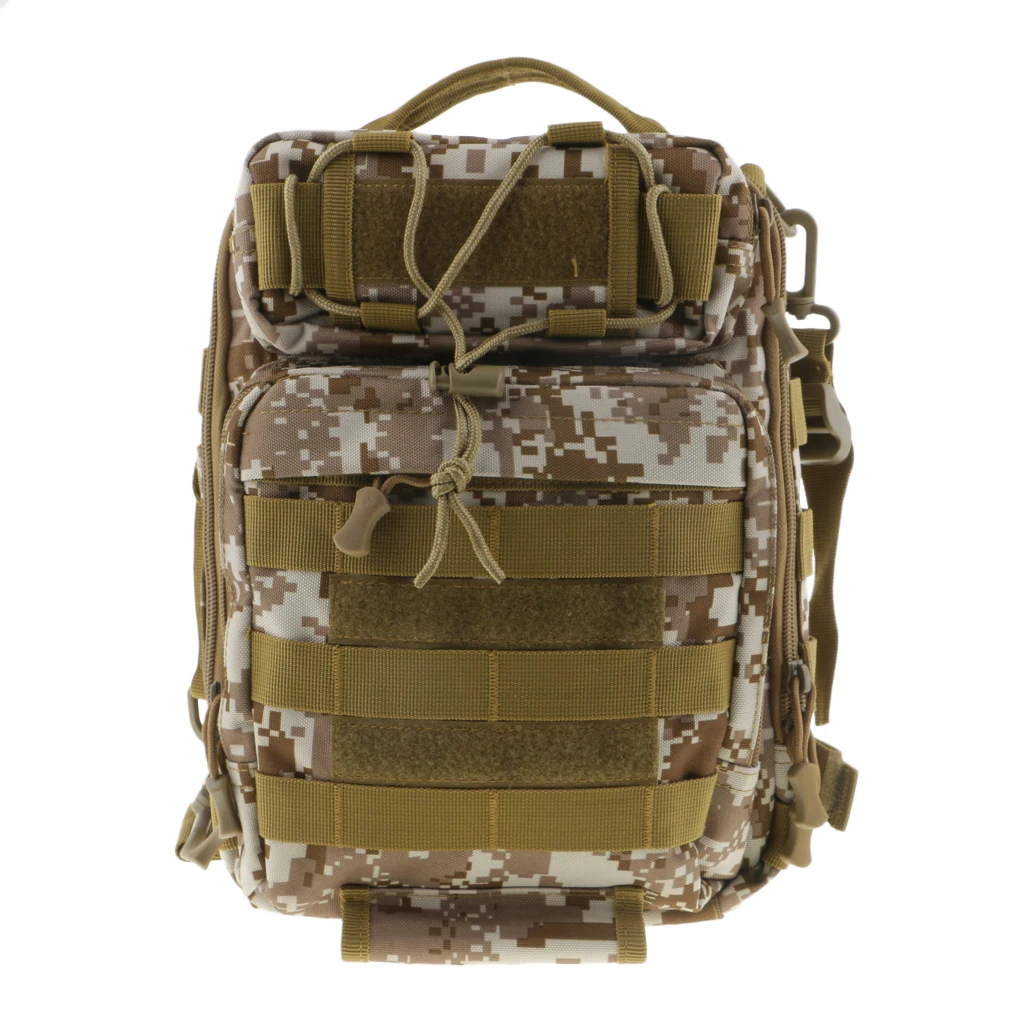 Camouflage Многофункциональная сумка для ловли нахлыстом, сумка на плечо, легкая Холщовая Сумка для снастей, сумка для занятий спортом на открытом воздухе, сумка для рыбалки, камуфляж - Цвет: Camouflage