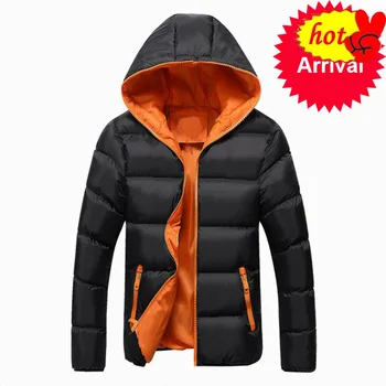 

Jackets 2020 New Men Winter Casual Outwear Windbreaker Jaqueta Masculino Solid Slim Fit Hooded Fashion Overcoats Homme Plus Size
