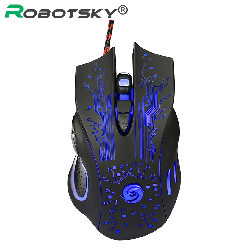 K1013 игровая мышь, проводная, 6 кнопок, 3200 dpi, профессиональная оптическая эргономичная мышь, Esports, с подсветкой, Slient, Офисная мышь для ПК