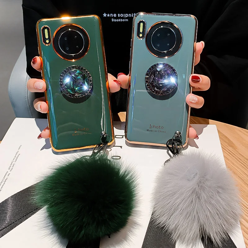 Onevan для huawei P20/p30pro Чехол ручной оболочки черновато зеленый Glory 9x изумрудно-Мао Sika