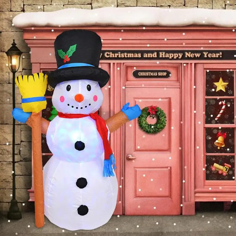 1.2m Santa Claus Inflatable Toy Outdoor Xmas Light Decor Yard Arch Ornament