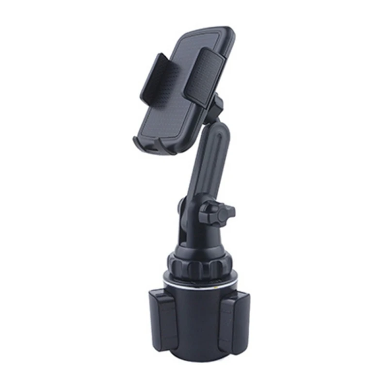 360 Degree Universal Car Mount Adjustable Car Cup Holder For 3-6.5 Inch Phones Bracket Interior Accessories Drinks Holders