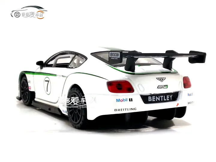 Caipo 1:32 Bentley Континентальный GT3 сплав автомобиль модель гоночной машины звук и свет ВОИН детская игрушка автомобиль 34