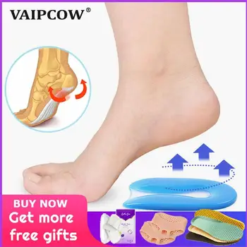 

Silicone Gel insole,U-Shaped Plantar Fasciitis Heel Protector Heel Spur Cushion Pad Shoe Inserts Insole for Men and Women