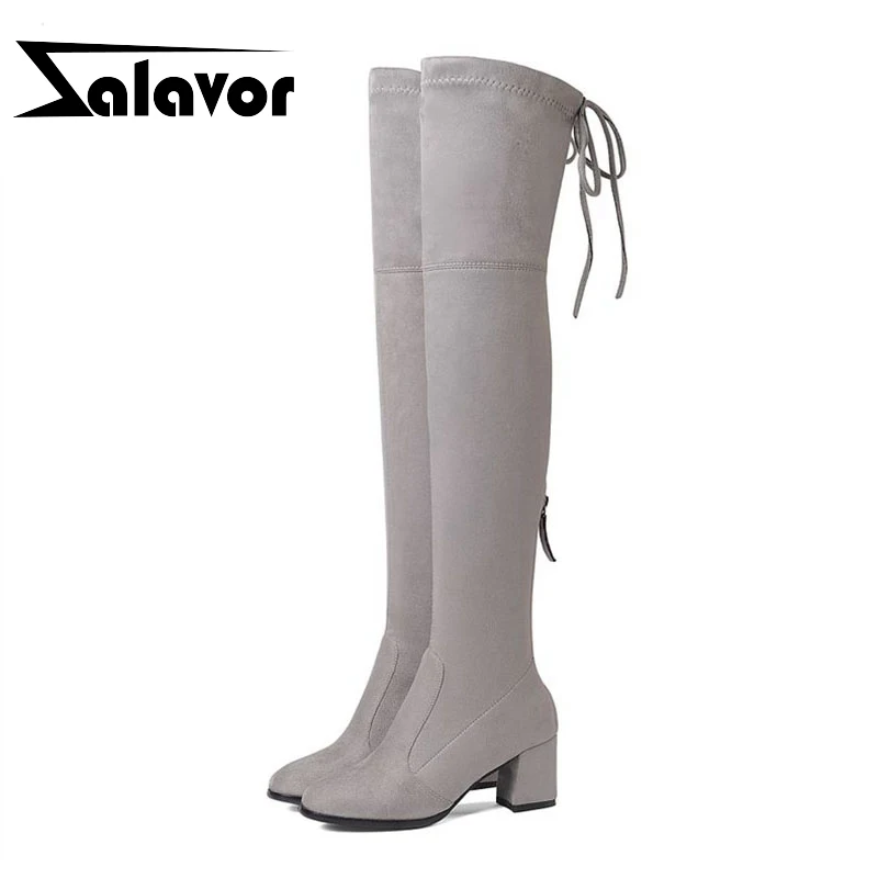 ZALAVOR/женские зимние ботинки 9 цветов 2020 г. Модная универсальная стрейчевая обувь