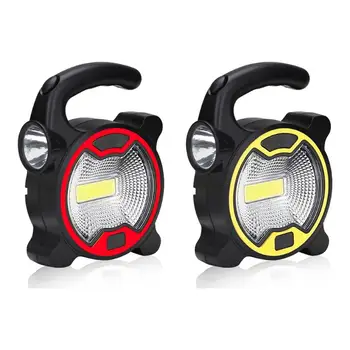 

Practical Solar Energy Power Portable Lanterns USB Charging COB LED Work Lights Waterproof Outdoor Tent Camping Lighting
